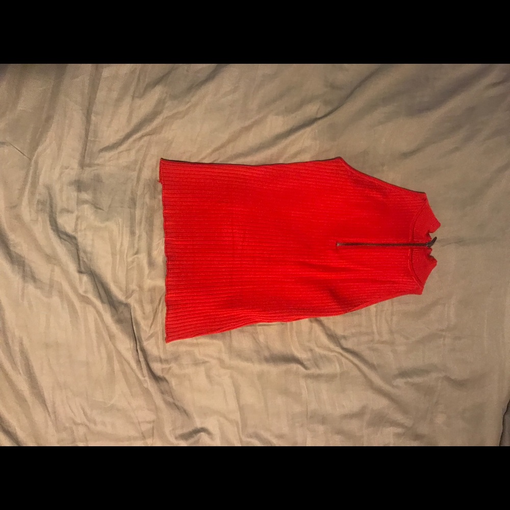 Red guess shirt